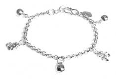  SILVER CHARMS KIDS BRACELETS